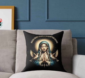 Religious Prayer Pillow - 'Your Heart Reveals Redemption'