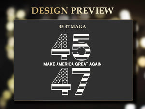 45 47 MAGA Trump Whiskey Glass, Trump 2024, Patriotic Gift, 47 Presidential, Make America Great Again, MAGA Gift, Political Gift