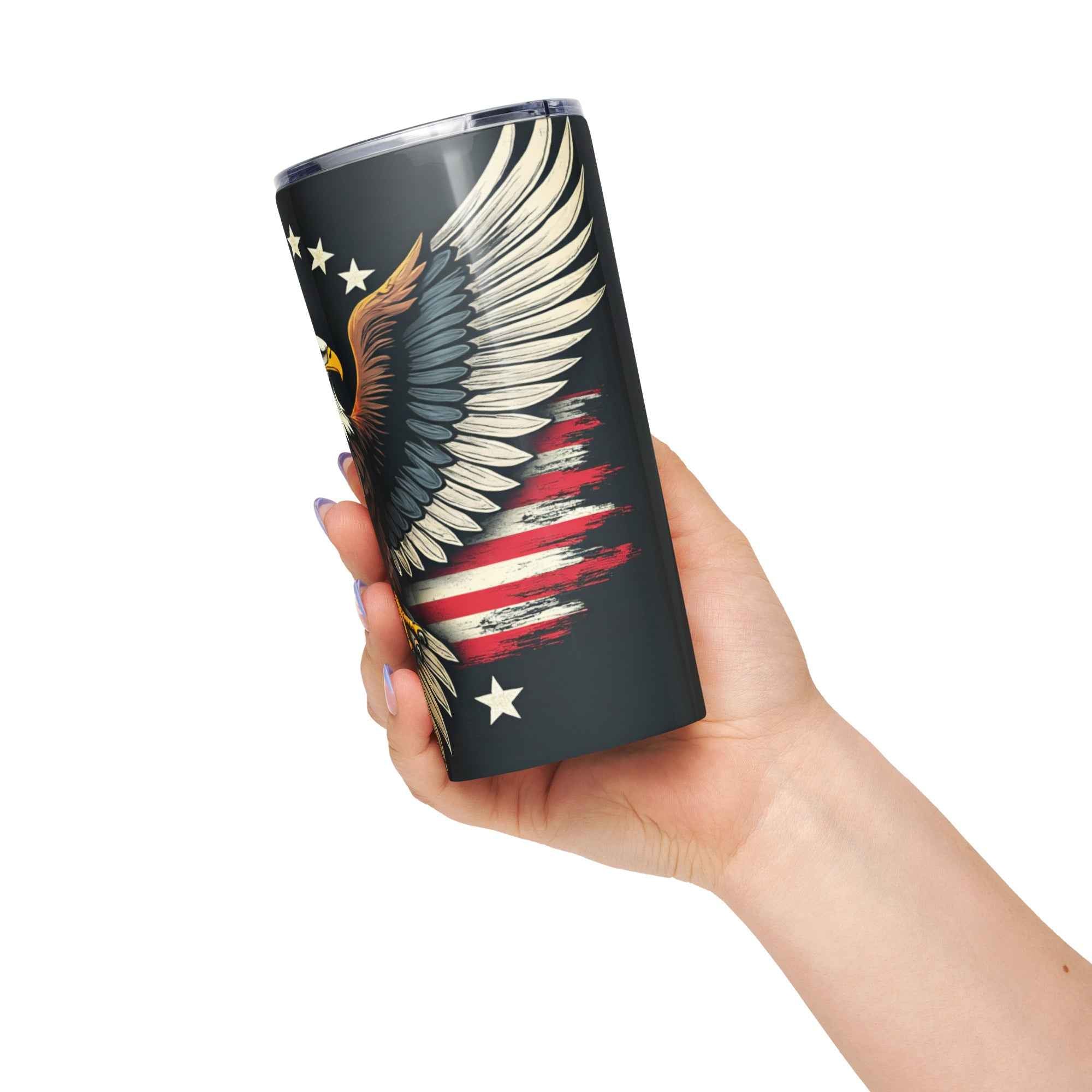 Tapered stainless steel tumbler